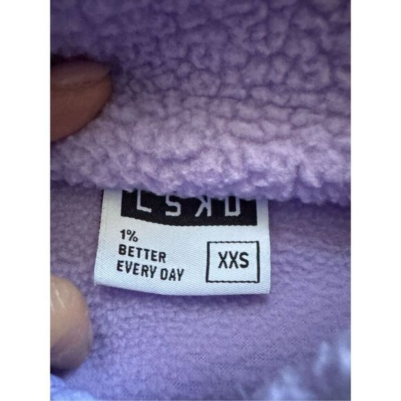 LSKD XXS Alpine Fleece Jacket - Pale Lilac - Picture 8 of 9